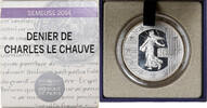 Frankreich 10 Euro Semeuse, denier de Charles le Chauve, PP, MDP -