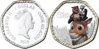 Cookinseln Dollar Elizabeth II, Niko and Friends, Vantaa, PP, Silber -