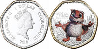 Cookinseln Dollar Elizabeth II, Julius, Vantaa, PP, Silber, STGL, KM:741 -