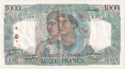 Frankreich 1000 Francs Minerve et Hercule, 1948-03-11, K.37742097, VZ -
