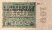 Deutschland 100 Millionen Mark 1923-08-22, VZ -
