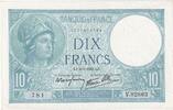 Frankreich 10 Francs Minerve, 1941-01-02, V.82863, UNZ- -