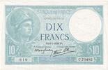 Frankreich 10 Francs Minerve, 1939-07-06, C.70482, UNZ- -