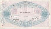 Frankreich 500 Francs Bleu et Rose, 1939-12-07, U.3838, S+ -