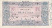 Frankreich 1000 Francs Bleu et Rose, 1926-08-05, Q.2617, S+ -