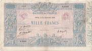 Frankreich 1000 Francs Bleu et Rose, 1925-09-14, R.2029, S+ -