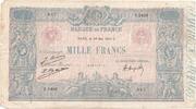 Frankreich 1000 Francs Bleu et Rose, 1926-05-29, V.2403, S+ -