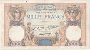 Frankreich 1000 Francs Cérès et Mercure, 1927-07-23, SS -