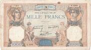 Frankreich 1000 Francs Cérès et Mercure, 1938-10-20, K.4209, SS -