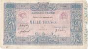 Frankreich 1000 Francs Bleu et Rose, 1919-09-20, V.1306 -