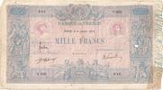 Frankreich 1000 Francs Bleu et Rose, 1913-01-06, Y.802, S -