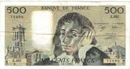 Frankreich 500 Francs Pascal, BRUNEEL, BONARDIN, VIGIER, 1989-03-02 -