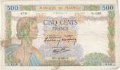 Frankreich 500 Francs La Paix, 1940-10-31, O.1228, S+ -