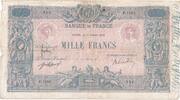 Frankreich 1000 Francs Bleu et Rose, 1918-07-11, F.1150, S+ -