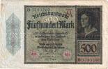 Deutschland 500 Mark 1922-03-27, SS -