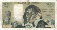 Frankreich 500 Francs Pascal, E.185, S, Fayette:71.29, KM:156e -