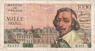 Frankreich 1000 Francs Richelieu, 1956-03-01, M.243, S+ -