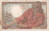 Frankreich 20 Francs Pêcheur, 1949-05-19, F.224, S+ -