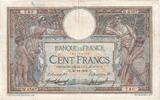 Frankreich 100 Francs Luc Olivier Merson, 1919-08-12, W.6587, S+ -