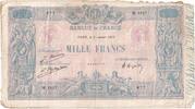 Frankreich 1000 Francs Bleu et Rose, 1925-01-02, W.1817, S -