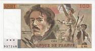 Frankreich 100 Francs Delacroix, Q.64, VZ -