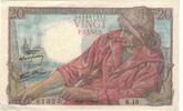 Frankreich 20 Francs Pêcheur, K.18, UNZ-, Fayette:13.2, KM:100a -