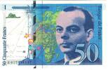Frankreich 50 Francs St Exupéry, H.017948247, UNZ-, Fayette:73.1b -