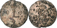 Frankreich Double Sol Louis XV, Uncertain Mint, Billon, SGE+ -
