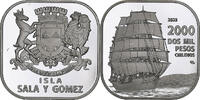 RAPA NUI - ISLA DE PASCUA - EASTER ISLAND 2000 Pesos Isla Sala y Gomez -