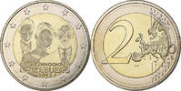 Luxemburg 2 Euro mariage princier, Utrecht, Bi-Metallic, UNZ, KM:120 -