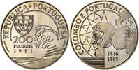 Portugal 200 Escudos Columbus and Portugal, Lisbon, Kupfer-Nickel, UNZ -