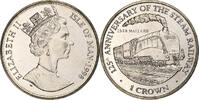 Isle of Man Crown Elizabeth II, 125th Anniversary of the Steam Railway -