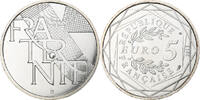 Frankreich 5 Euro Fraternité, Pessac, Billon, UNZ -