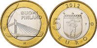 Finnland 5 Euro Lumberjack's Candle Bridge, Vantaa, Bi-Metallic, UNZ -