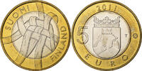 Finnland 5 Euro Provinces - Karelia, Vantaa, Bi-Metallic, UNZ -