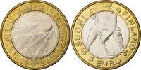 Finnland 5 Euro IIHF Hockey World Championship, Vantaa, Bi-Metallic, VZ+ -