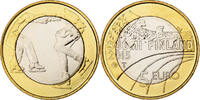 Finnland 5 Euro Figure Skating, Vantaa, Bi-Metallic, UNZ+ -