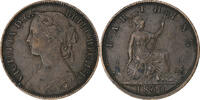 United Kingdom Farthing Victoria, London, Bronze, SS, KM:747 -