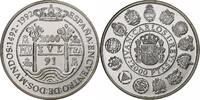 Spanien 2000 Pesetas Ibero-American Series, Madrid, Silber, STGL, KM:891 -