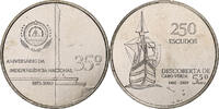 Cape Verde 250 Escudos Independence - Discovery, Kupfer-Nickel, UNZ -