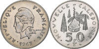 Neukaledonien 50 Francs Paris, PP, Nickel, UNZ+, KM:12a -