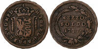 Italien Staaten 1/2 Soldo, Mezzo Soldo MILAN, Milan, Kupfer, S, KM:184 -