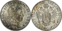 Österreich 20 Kreuzer Ferdinand I, Vienna, Silber, SS, KM:2208 -