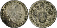 Österreich 20 Kreuzer Ferdinand I, Vienna, Silber, S, KM:2208 -