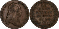 Austrian Netherlands 2 Liards AUSTRIAN NETHERLANDS, Franz II, Brussels, Kupfer, S+, KM:57 -