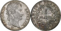 Frankreich 5 Francs Napoleon I, Paris, Silber, SS+, Gadoury:584 -