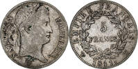 Frankreich 5 Francs Napoleon I, Lille, Silber, SS+, Gadoury:584 -