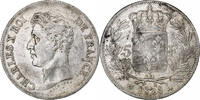 Frankreich 5 Francs Charles X, Bayonne, Silber, S+, Gadoury:643 -