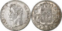 Frankreich 5 Francs Charles X, Lille, Silber, SS, Gadoury:643 -