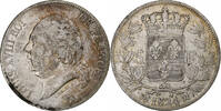 Frankreich 5 Francs Louis XVIII, Toulouse, Silber, SS, Gadoury:614 -